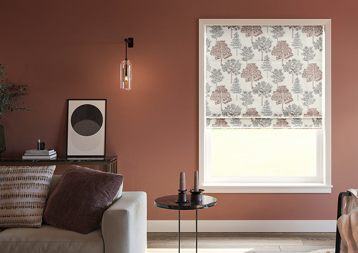 Coppice Faux Silk, Ginger - Roman Blind - Image 3